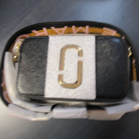 Marc Jacobs NEW BLACK MULTI Snapshot Bag - Picture 2 of 7